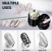 Makartt Chrome Gel Nail Polish Set-Metallic Gel Nail Polish Silver and Gold 3D Metal Painting Gel for Nail Art Soak off UV/LED Glossy Mirror Effect Nail Glue Gel for Home Salon DIY Manicure 2 * 8ml Gold&silver-8ml Mirror Shine Gel - Buy Online on GoSupps.com