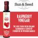 Sun & Seed Organic Wild Raspberry Vinegar 250ml - Vegan-Friendly, Gluten-Free - Made from Wild Raspberries - Vibrant, Fruity Flavor - Buy Online on GoSupps.com