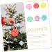 LABRIMP Christmas Tree 6pcs Lollipop Model Scrapbook Lollipop Photo Pops Kids Toy Child Candy Bread Plastic Toys - Buy Online on GoSupps.com
