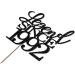 legend since 1992 cake topper 32nd birthday happy birthday cake topper men and women cheer 32 years old handmade black glitter cake decoration - Buy Online on GoSupps.com