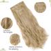 S-noilite 17 Curly Golden Mix Bleach Blonde Clip In Hair Extensions - 8pcs Full Head Set - 60 Color Options - Buy Online on GoSupps.com