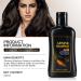 Ginseng Hair Darkening Shampoo Natural Gray Hair Cover for Women and Men Nourishing Ginseng Shampoo with Herbal Extracts Strengthens Thinning Hair 200 ml - Buy Online on GoSupps.com