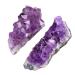 Natural Amethyst Geode Cave Crystal Stones Rock Cluster Druzy Witchcraft Raw Amethyst Gemstone Specimen 80g (Color : 200g)
