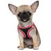 Heele dog harness for dogs dishes dog small soft mesh breast dishes for medium and small dogs adjustable reflective breathable puppy harness reflective black red 2xs 2xs (1 Pack) R-black red