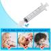 Silicon Baby Nasal Aspirator Syringe - 4PCS Baby Nasal Cleaner Set for Infant/Kid - Safe and Quick Nose Rinsing Tool - Buy Online on GoSupps.com