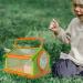 Portable Butterfly Habitat Cage Critter Caterpillars Outdoor Green Orange - Buy Online on GoSupps.com