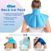 Relief Expert Neck Ice Pack Wrap - Reusable Cold Pack for Neck & Shoulder Injuries - Blue - Buy Online on GoSupps.com