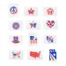 Patriotic American Flag Washable Temporary Tattoos - 144 Pieces for Kids & Adults | Face Art Mini Stick Peel Off - Buy Online on GoSupps.com