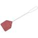 Amish Valley Products Leather Fly Swatter Handcrafted Wire Handle Flyswatter Choice of Color (Red)