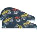 Monster Trucks Comic Style Hair Towel 2 Pack - Super Absorbent Quick Dry Hair Turbans for Women & Girls - Buy Online on GoSupps.com