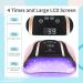 Rose Hermosa 160W UV LED Gel Nail Lamp - Professional Nail Dryer for Home Salon with 54 Lamp Beads - Buy Online on GoSupps.com