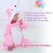 Doladola Unisex Baby Hooded Cartoon Animal Romper | Pink Husky | 0-3 Months - Buy Online on GoSupps.com