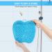 BESKAR Foot Scrubber XL with Non-Slip Suction Cups - Shower Mat for Cleansing, Exfoliating, and Massaging Feet - Improve Circulation and Soothe Achy Feet - Buy Online on GoSupps.com