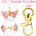 Paxcoo 100pcs Gold Keychain Rings Kit - 50 Key Chain Hooks + 50 Key Rings for Resin Craft & Acrylic Blanks - Bulk DIY Keychain Making Supplies - Buy Online on GoSupps.com