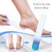 5 Pcs Glass Foot File Set with Crystal Glass Nail File, Cuticle Pusher, Nano Nail Shiner - Manicure Tool Kit for Natural Nail Care - Buy Online on GoSupps.com