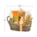 Luxury Home Spa Bath Basket - Mango Pear Aromatherapy Set for Women | Shower Gel Bubble Bath Body Lotion in Woven Antique Basket - Buy Online on GoSupps.com