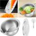 Abizarch Rice Strainer 304 Stainless Steel Rice Washer Strainer Bowl 2 in 1 Rice Washer with Side Drainer Sturdy Enduring Rice Strainer for Cleaning Fruits Vegetables Beans ZHAZHAMO(1 Silver) 1 Silver - Buy Online on GoSupps.com