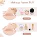 PROUSKY 6-Piece Triangle Light Skin Makeup Puff Set for Pressed and Loose Powders - Soft Velour Mini Puffs for Flawless Cosmetic Application - Buy Online on GoSupps.com