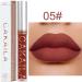 3Pcs Matte Liquid Lipstick Set - 24 Hour Long Lasting Waterproof Lip Stain Makeup - Dark Red & Nude Lip Gloss Kit for Women - Buy Online on GoSupps.com