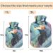 Buy Naanle 2L Hot Water Bottle with Palm Leaf Hornbill Cover - Pain Relief & Heat Therapy for Back Hands & Feet - Buy Online on GoSupps.com