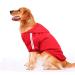 NAMSAN Dog Sweater Warm Dog Clothes Winter Clothes for Large Dogs Button Design Dog Hoodie Dog Sweater Red 4XL 4XL Red