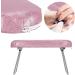 Tovmekdjn Foldable Hand Pillow Arm Rest Cushion Support Hand Holder Soft Washable PU Leather Pillow for Nail Lamp Manicure Tools - Buy Online on GoSupps.com