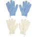 Glamlily 6 Pairs Body Exfoliating Shower Gloves Bath Scrub Wash Mitts for Women & Men | Spa Massage - 6 Colors - Buy Online on GoSupps.com