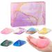 Loopeer 6 Pieces Soap Bars 5 oz Crystal Soap with Fragrance Scented Gemstone Bath Decorative Soap for Kids Women Men Moisturizes Skin Hand Face Body Gift 6 Scents