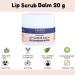 SWOSH Lip Scrub For Dark Lips To Lighten Pink 20 gram With Beeswax and Vitamin E | Lip Brightening Scrub Balm For Women and Men For Exfoliating Dry and Chapped Lips Removes Tan and Dead Skin Cells - Buy Online on GoSupps.com
