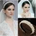 Pearl Headband for Women Girls Rhinestones Bridal Wedding Headpieces Wide Hairbands White Hair Hoop Hair Styling Accessories - Buy Online on GoSupps.com