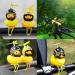 2Pcs Yellow Duck Car Ornaments - Squeeze Duck Dashboard Decorations with Propeller Helmet - Wonuu Rubber Duck Bicycle Horns for Fun and Safety - Buy Online on GoSupps.com