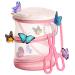 TAIZER Butterfly Habitat Insect Cage Bug Catcher Net Butterfly Habitat Cage Insect Reproduction Mesh Insect Habitat Collapsible Bug Catcher Net Insect Mesh Cage Mini Habitat Cage (Pink)