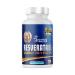 Humming Herbs Resveratrol Supplement with Quercetin Fisetin Spermidine & Vitamin D3 Antioxidant Support for Healthy Cellular Function - 1200 mg 120 Vegan Capsules Non-GMO Gluten-Free