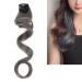 5 Piece Long Curly Gray Clip-In Hair Extensions | High Temperature Synthetic Wig for Women & Girls - Stylish & Versatile - Buy Online on GoSupps.com