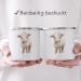 Personalized Sheep Enamel Cup for Kids - Custom Name Drinking Cup | Ideal Gift for Boys & Girls - 300 ml - Buy Online on GoSupps.com
