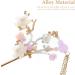 Minkissy Rhinestone Pearl Flower Hair Stick Hair Comb Chinese Hair Chopsticks Vintage Tassel Hair Pin Chignon Pin Chopsticks Hair Styling Accessories for Women - Buy Online on GoSupps.com