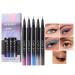 Liquid Glitter Eyeliners - Waterproof Eye Liner Eye Liner Pencil 5 Colors Color Eyeliners Smudge-Proof Long-Lasting Glitter Eye Liner Pencil for Dance Night Live Performance