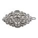 Rivelle Damen Trachten Haarspange alt-silber 5 8 cm Haarschmuck Vintage Hochzeit Metall Silber