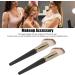 Contour Brush Pack of 2 Facial Shadow Brushes Soft Fiber Show Brush Makeup Powder Brush with Wooden Handle for Salon Travel - Buy Online on GoSupps.com