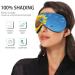 Haskirky Light Blocking Eye Mask - Adjustable Adult Men and Women | Perfect for Travel, Meditation, and Deep Sleep | Sunflower Flowers Design - Buy Online on GoSupps.com