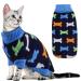 Actoys cat sweater cat sweater for cats warm cats clothes cats sweaters cats clothing winter pet sweater cat cat clothing sweet giraffe winter pussy (black m) black m