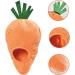 Amazon Basics Hide and Seek Squeaky Dog Plush Toy Rabbit and Carrot Orange and White 5 Count - Buy Online on GoSupps.com