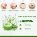 ASYBO 300 ML Aloe Vera Gel 99% Organic Pure Aloe Vera Hydrating Moisturizer Natural Aloe Cream for Dry Skin Sunburn Acne - Buy Online on GoSupps.com