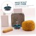 BCOATH Shampoo Hair Massager - Portable Scalp Massager & Head Accessory for Daily Use - Green 9x8cm - Ideal for Home & Hotels | International Shipping Available - Buy Online on GoSupps.com