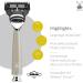 M HLE Rytmo System Razor - Elegant Resin Handle Chrome-Plated Accents Compatible with Gillette Blades - International Shipping Available - Buy Online on GoSupps.com