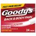 Goody's Back and Body Pain Relief Powder, Dissolve Packs, 24 Individual Packets 24 Count (Pack of 1)