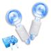 Smasener Ice Globes for Facials Ice Globes 2PCS Facial Ice Globes Cooling Globes Globes for Face Neck & Eyes Daily Beauty Tighten Skin Anti Ageing Reduce Puffy and Wrinkle (A Pair PACK Blue)