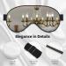 SSIMOO Ball Room Chandelier Sleep Mask - Adjustable Breathable & Fashionable Eye Mask for Comfortable Sleep | International Shipping - Buy Online on GoSupps.com