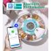 Bluetooth Smart Automatic Pill Dispenser - 28 Day Electronic Medication Organizer for Elderly with Alarm & Timed Dispensing - White & Green - Buy Online on GoSupps.com