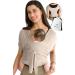Konny Baby Carrier Original AirMesh - Custom Fit Carrier Hassle-Free Easy to Wear Infant Sling Wrap Perfect for Newborn Babies up to 44 lbs Toddlers (Beige 3XL) 3XL 02AirMesh-Beige